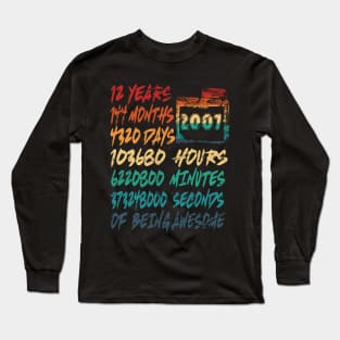 12 years of being awesome Long Sleeve T-Shirt